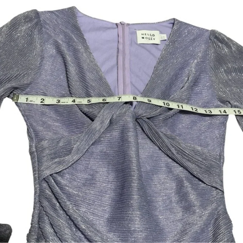 Hello Molly Magical Spell Mini Dress Lilac Size 4‎ | Ruffle Party Cocktail Dress